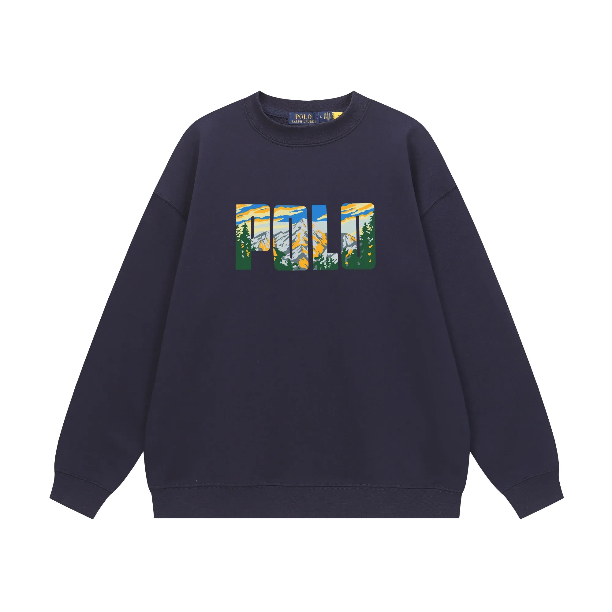 P200 Long-term stock] RalphLauren/Ralph Lauren 2025 autumn and winter new bear letter print 420g heavy large terry sweatshirt Ralph Lauren's age-reducing item, the coat fabric is made of 85% cotton ➕15% polyester, which not only retains the softness, comfort and breathability of cotton, but also adds the wear resistance and wrinkle resistance of polyester fiber, making the clothes more durable and easy to care for. Even in slightly cooler weather, you won't feel stuffy when wearing it. This kind of fabric has a natural crisp feel and is not easy to pill or deform. The bear on the chest is printed with English letters. It is full of color, full of three-dimensionality, and lifelike, adding a bit of liveliness and interest to the whole sweatshirt. There is no pressure to dress, regardless of age or gender. Complete accessories! Color: black, white, navy blue, light floral gray Size: M-L-XL-XXL
